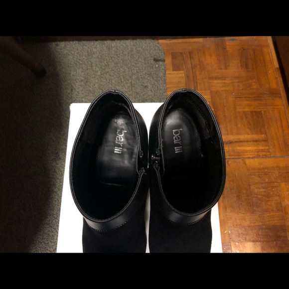 Bar lll Size 8 Black/Suede Booties - Picture 7 of 8